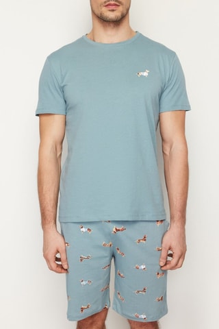 Pijama - Azul-celeste