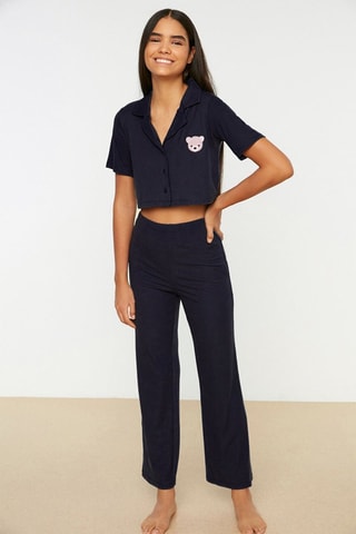 Pijama - Azul-marinho