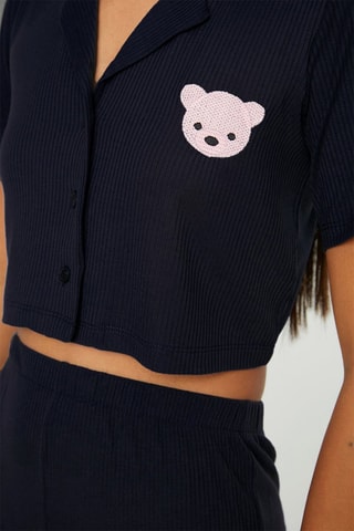 Pijama - Azul-marinho