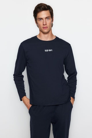 Pijama - Azul-marinho