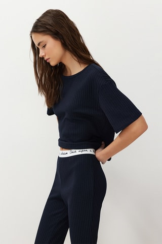 Pijama - Azul-marinho