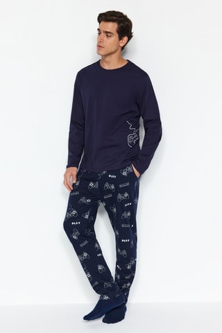 Pijama - Azul-marinho