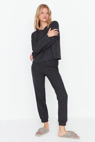 Pijama - Cinzento-escuro