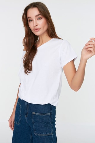 T-shirt oversize - Branco