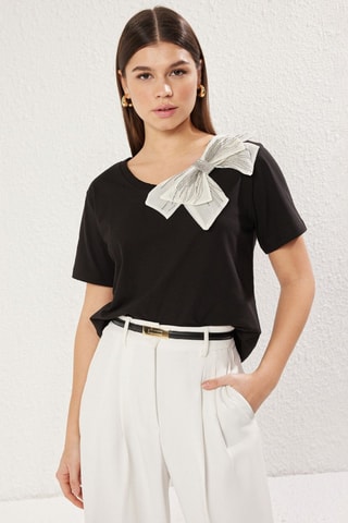 T-shirt oversize - Preto