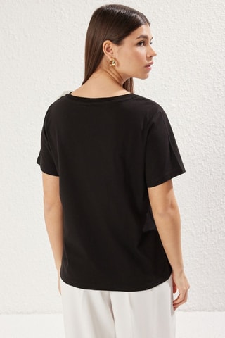 T-shirt oversize - Preto