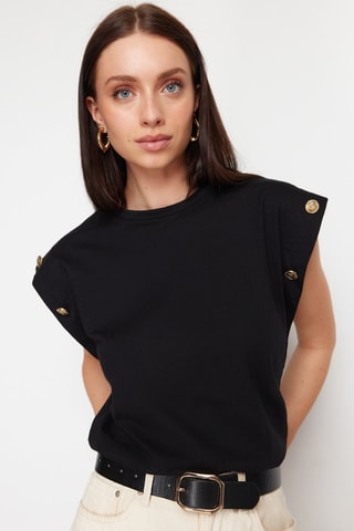T-shirt regular - Preto