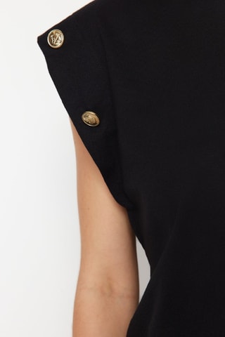 T-shirt regular - Preto