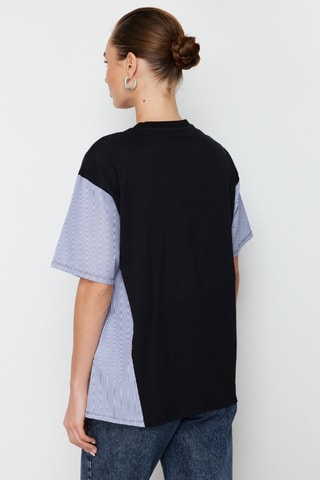 T-shirt oversize - Preto
