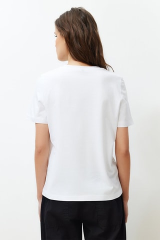 T-shirt regular - Branco