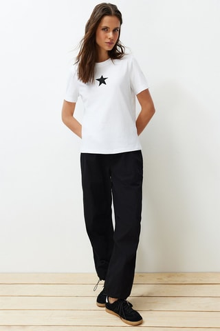 T-shirt regular - Branco