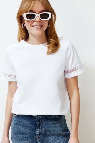 T-shirt regular - Branco