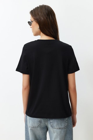 T-shirt regular - Preto