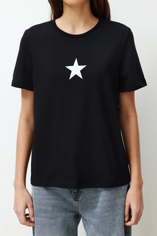 T-shirt regular - Preto