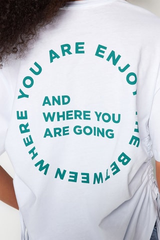 T-shirt oversize - Branco