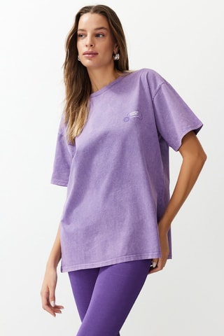 T-shirt oversize - Violeta