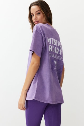 T-shirt oversize - Violeta