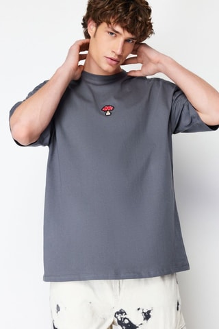 T-shirt oversize - Antracite