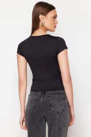 T-shirt slim - Preto