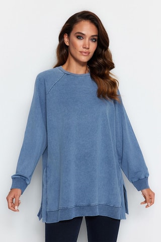 Sweat oversize - Azul
