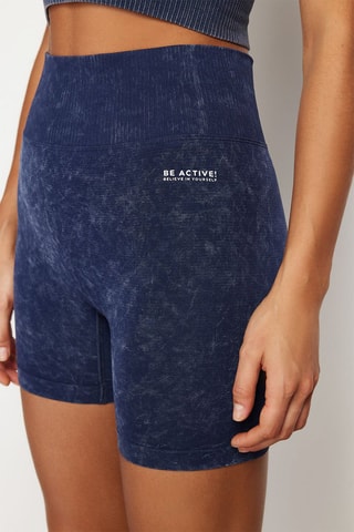 Calções ciclista - Azul