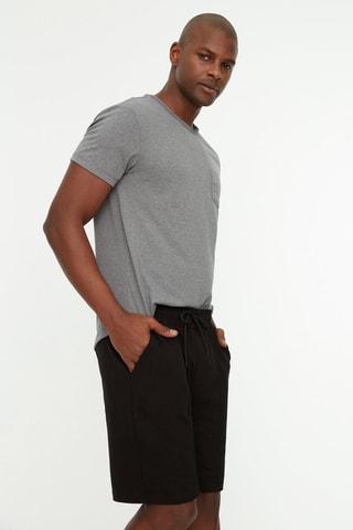 Calções regular - Preto