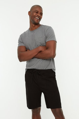 Calções regular - Preto