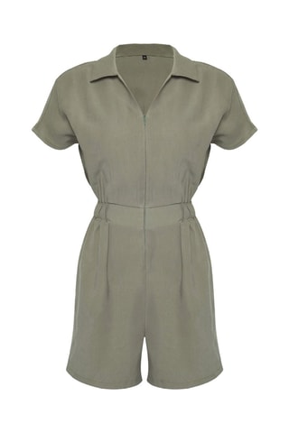 Macacão curto - Caqui