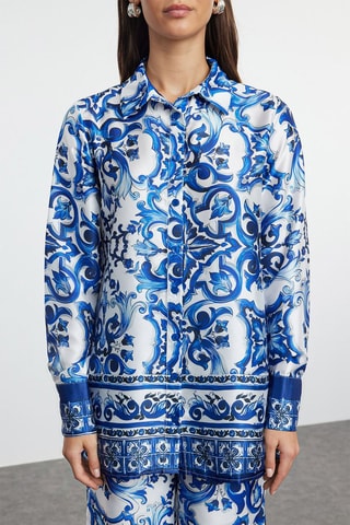 Túnica e calças - Azul