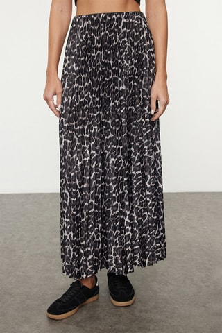 Saia plissada - Antracite