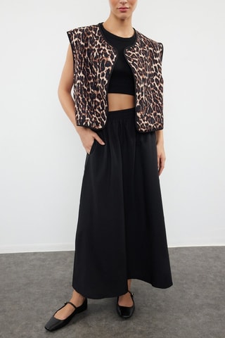 Saia comprida - Preto