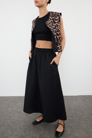 Saia comprida - Preto