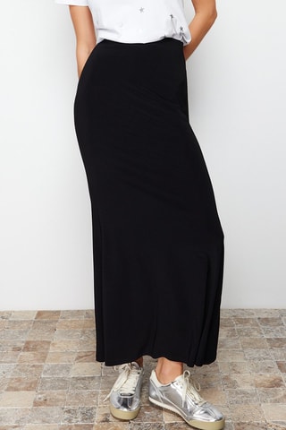 Saia comprida - Preto