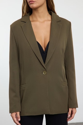 Blazer regular - Caqui