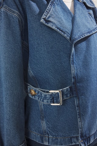 Blazer oversize de ganga - Azul-marinho