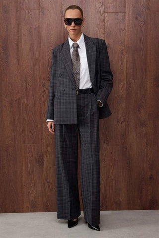 Blazer relaxed - Cinzento-escuro