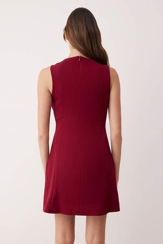 Vestido estilo patinadora - Bordô