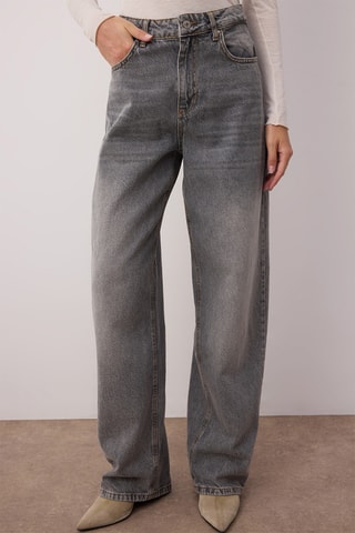 Calças de ganga - Cinzento-escuro