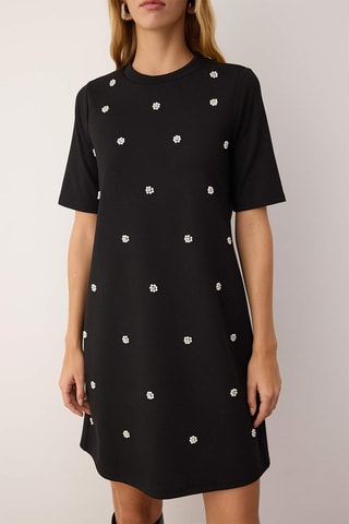 Vestido direito - Preto