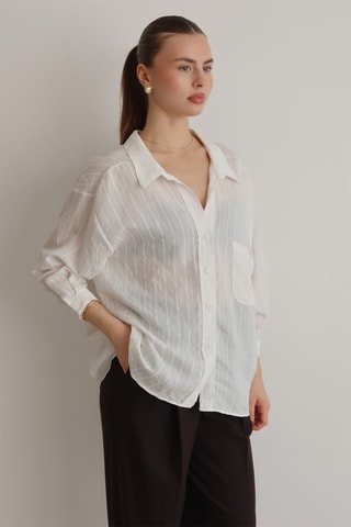 Camisa oversize - Branco