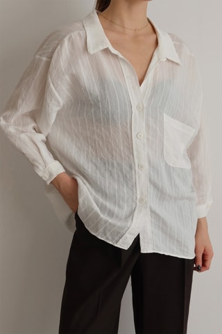 Camisa oversize - Branco