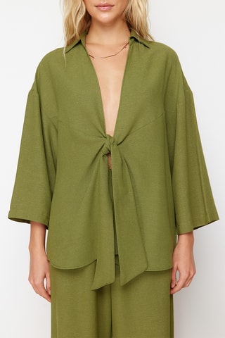 Blusa e calças - Caqui