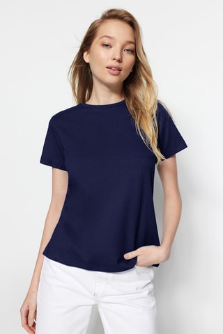 2 T-shirts - Bordô e azul-marinho