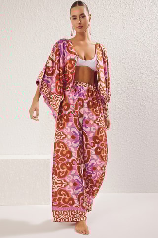 Blusa e calças - Rosa