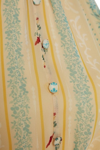 Vestido trapézio - Amarelo