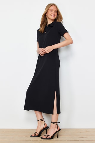 Vestido direito - Preto