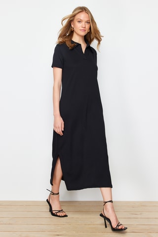 Vestido direito - Preto