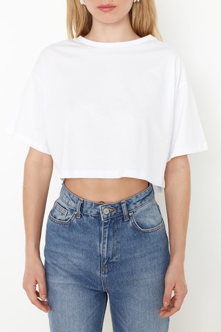 2 crop tops - Preto e branco