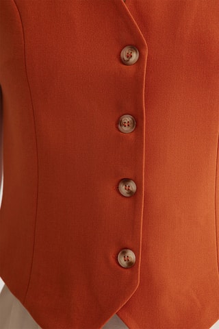 Casaco de malha - Vermelho-tijolo