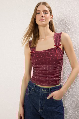 Top - Bordô